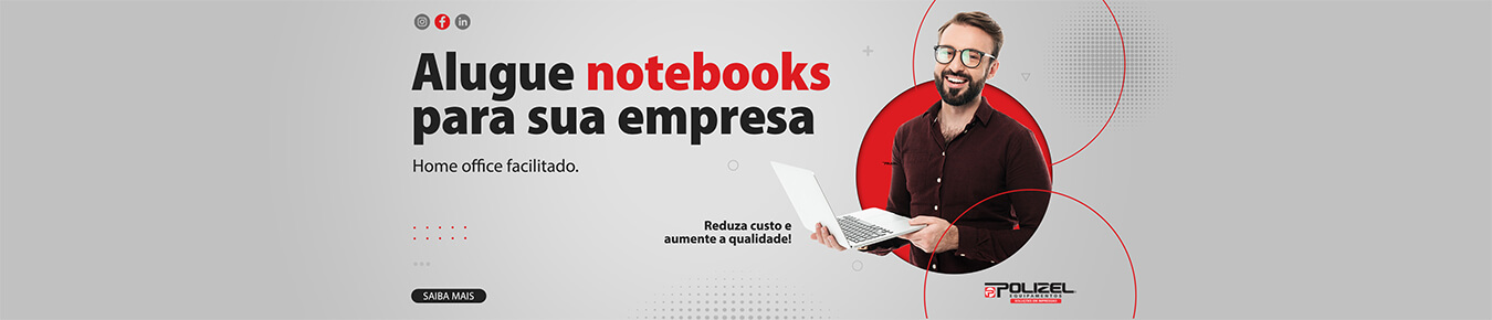 Alugue <b>Notebooks</b> para </br> sua empresa